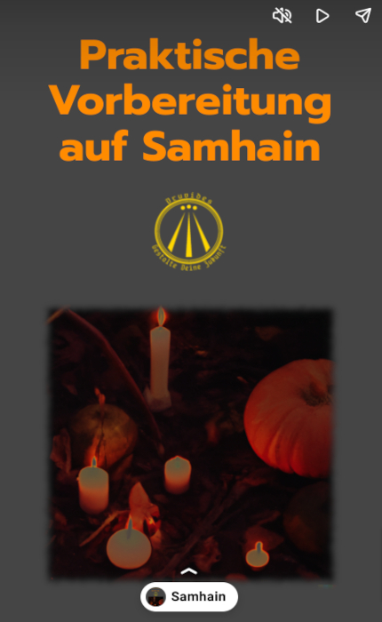 Vorbereitung auf Samhain - Webstory_Cover